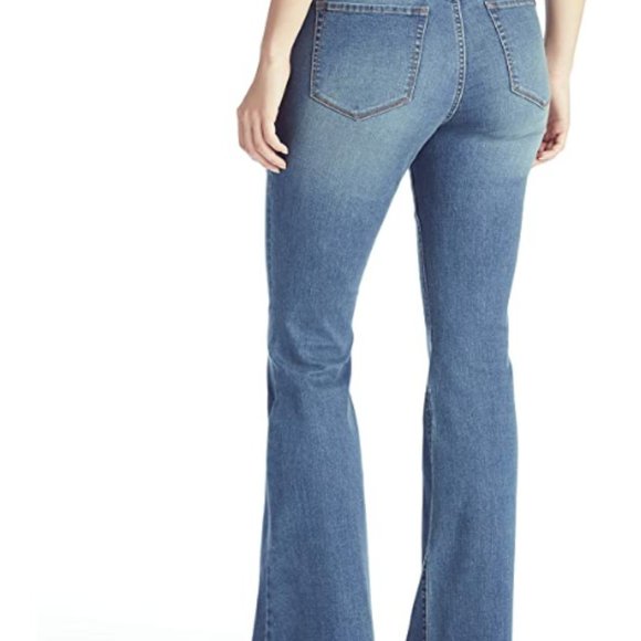 Women's Mid Rise Boot Cut Full Length Jean - Picture 3 of 3